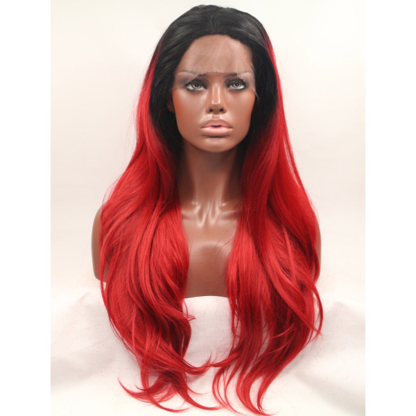 Synthetic Wavy Colorful Really Good Lace Front Wigs